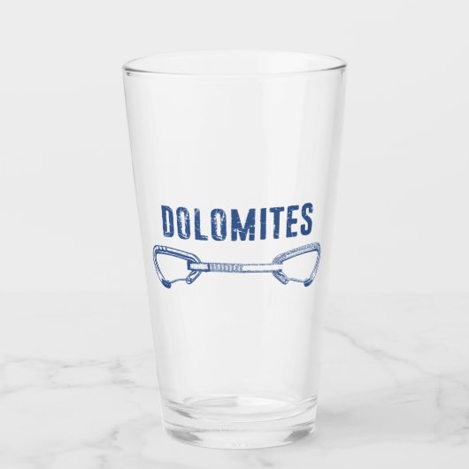 Dolomiten Klettern Glas (Vorderseite)