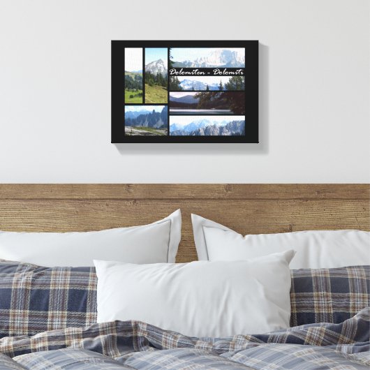 Dolomiten Leinwanddruck (Insitu (Schlafzimmer))
