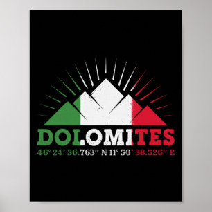 Dolomiten Natur Outdoor Italien Poster