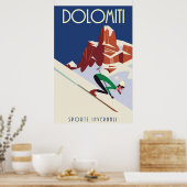 Dolomiten Poster (Küche)