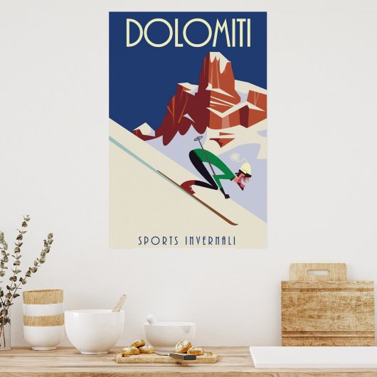 Dolomiten Poster (Küche)
