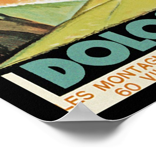 Dolomiten Poster (Ecke)