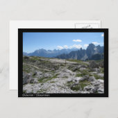 Dolomiten Postkarte (Vorne/Hinten)