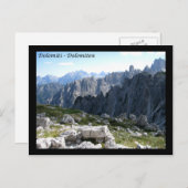 Dolomiten Postkarte (Vorne/Hinten)