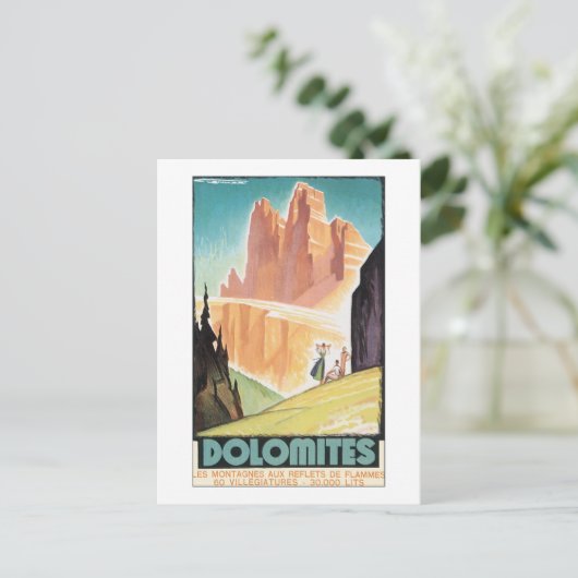 Dolomiten Postkarte (Stehend Vorderseite)