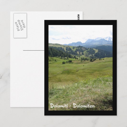 Dolomiten Postkarte (Vorne/Hinten)