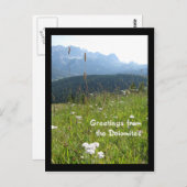 Dolomiten Postkarte (Vorne/Hinten)