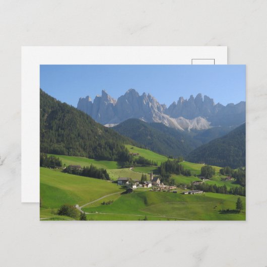 Dolomiten Postkarte (Vorne/Hinten)
