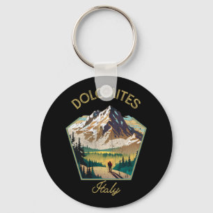 Dolomiten Retro Kleidung - Dolomiten Souvenir Schlüsselanhänger