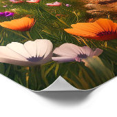 Dolomiten See Vintage Reise Poster (Ecke)