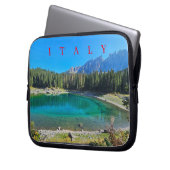Dolomiten Seesicht Laptop Case (Vorderseite Links)