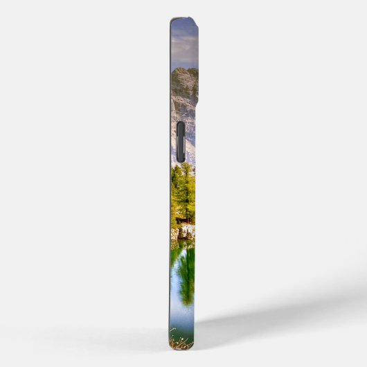 Dolomiten und Atemberaubender See Landschaft Case-Mate iPhone Hülle (Rückseite / Rechts)