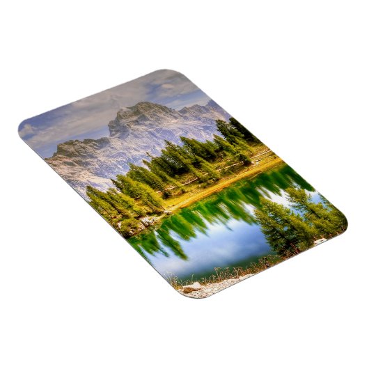 Dolomiten und Atemberaubender See Landschaft Magnet (Rechte Seite)
