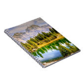 Dolomiten und Atemberaubender See Landschaft Notizblock (Rechte Seite)