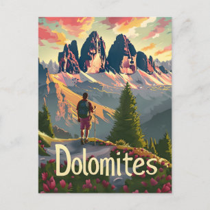 Dolomiten Wandern Postkarte