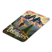 Dolomiten-Wanderung Magnet (Linke Seite)
