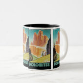 Dolomiten Zweifarbige Tasse (VorderseiteRechts)