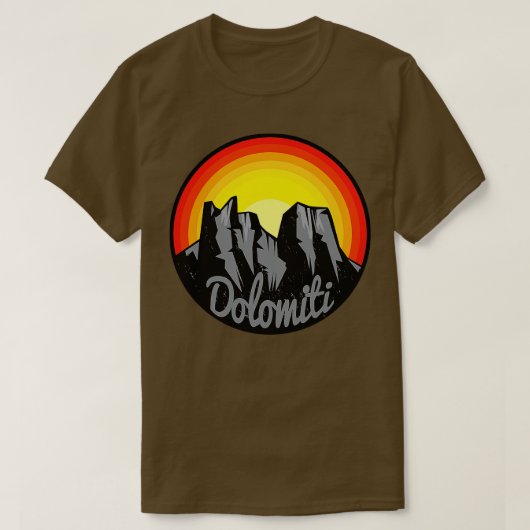 Dolomitengebirge 1 T-Shirt (Design vorne)