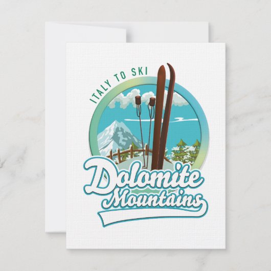 Dolomitengebirge - Italien - Logo (Vorderseite)