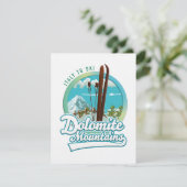 Dolomitengebirge - Italien - Logo (Stehend Vorderseite)