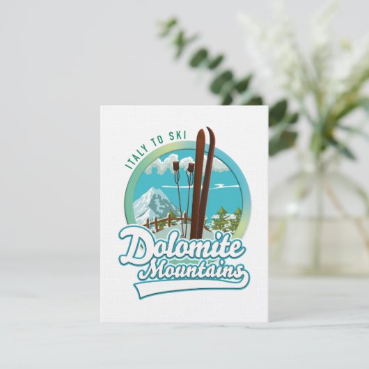 Dolomitengebirge - Italien - Logo (Stehend Vorderseite)