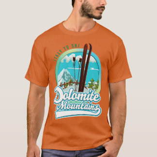 Dolomitengebirge Italien Ski 1 T-Shirt