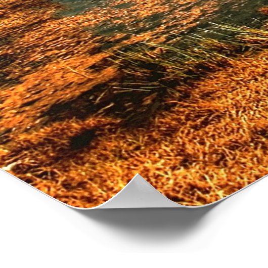 Dolomitengebirge, Kursivum Poster (Ecke)