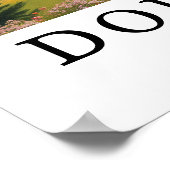 Dolomites Italy Mountain Alpine Cabin Art Poster (Ecke)