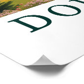 Dolomites Italy Mountain Alpine Cabin Art Poster (Ecke)