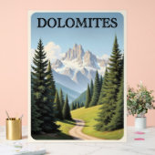 Dolomites Travel Poster (Hochzeit)