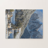 Dolomites village in the Snow in winter Puzzle (Horizontal)