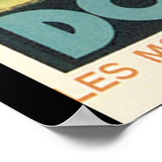 Dolomites Vintage Travel Poster (Ecke)