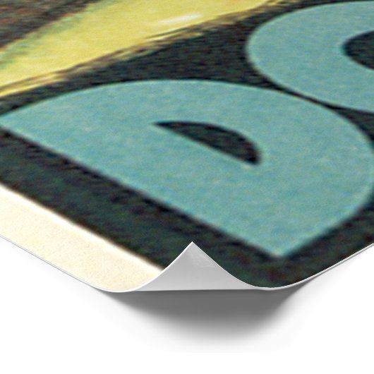 Dolomites Vintage Travel Poster (Ecke)