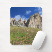 Dolomiti - geblühte Wiese Mousepad (Mit Mouse)