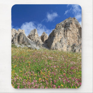 Dolomiti - geblühte Wiese Mousepad