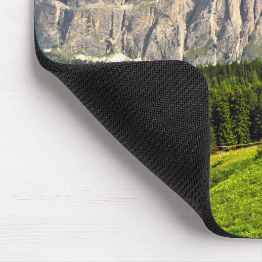 Dolomiti - hohes Fassa Tal Mousepad (Ecke)