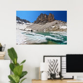 Dolomiti-See Pisciadu Poster (Heimbüro)
