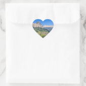 Dolomiti - Val Badia Herz-Aufkleber (Tasche)