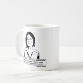 Dolores Huerta Quote Kaffeetasse (Vorderseite Links)