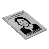Dolores Huerta Quote Notebook Notizblock (Rechte Seite)