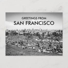 Dolores Park The Mission San Francisco Grußkarte Postkarte