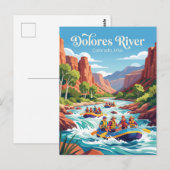 Dolores River Colorado, USA Postkarte (Vorne/Hinten)