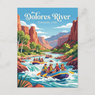 Dolores River Colorado, USA Postkarte