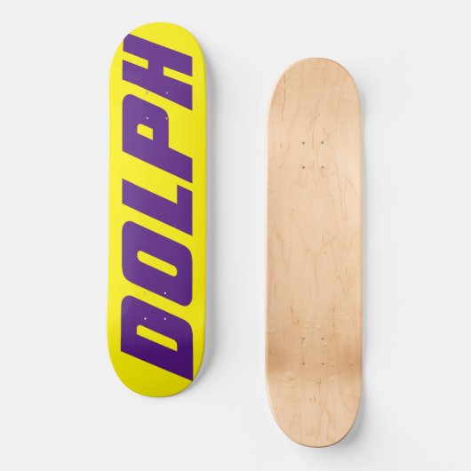 DOLPH Tribute 8 1/4" Skateboard Deck (Vorderseite)