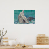 Dolphin Aceum Poster Print (Küche)