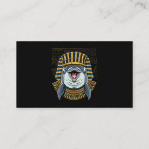 Dolphin Ägyptischer Pharao Historiker Archäologe 8 Visitenkarte