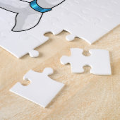 Dolphin als Astronaut in Kostüm Puzzle (Seite)