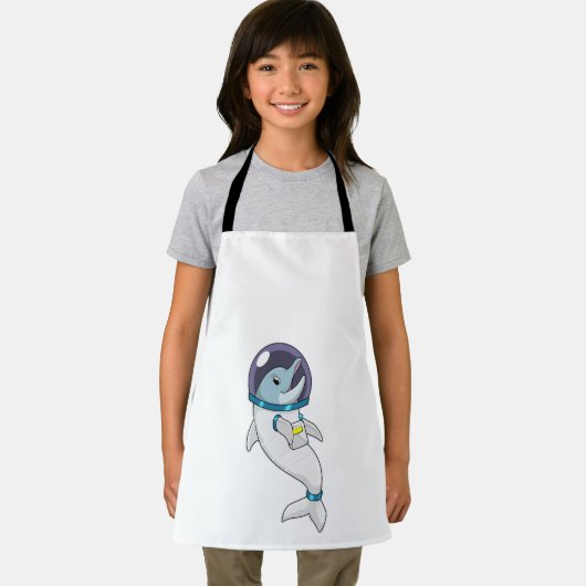 Dolphin als Astronaut in Kostüm Schürze (Insitu)