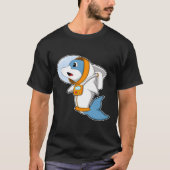 Dolphin als Astronaut mit Kostüm T-Shirt (Vorderseite)
