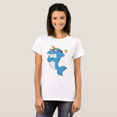 Dolphin als Einhorn mit Brille.PNG T-Shirt (Vorne ganz)